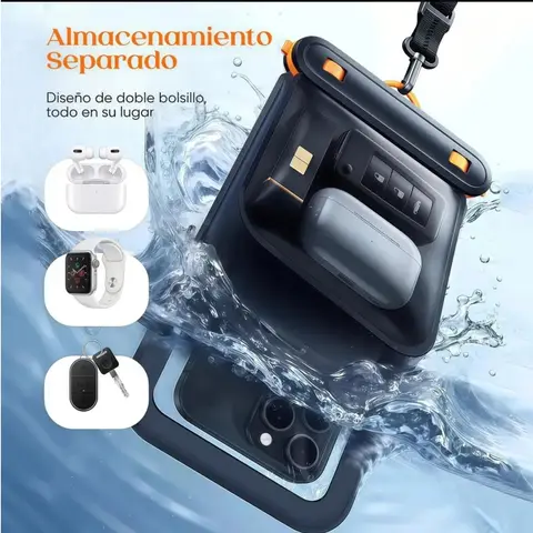 Funda Impermeable Multiusos con Correa para Celular y Accesorios
