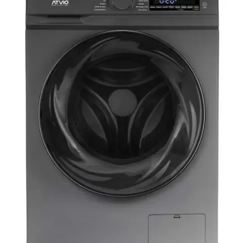 Lavadora Automática ATVIO Carga Frontal Digital Gris