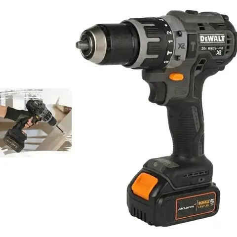 Taladro Atornillador DeWalt 20V XR Inalámbrico con Batería 5Ah