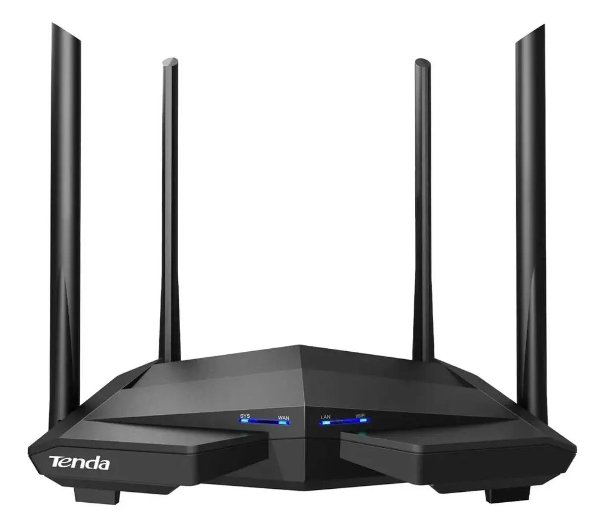 Router Inalámbrico Tenda 4 Antenas con Luces LED Indicadoras