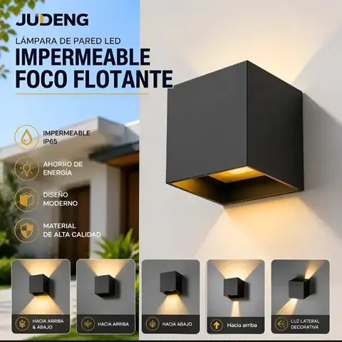 Lámpara de Pared LED Impermeable Foco Flotante JUDENG IP65
