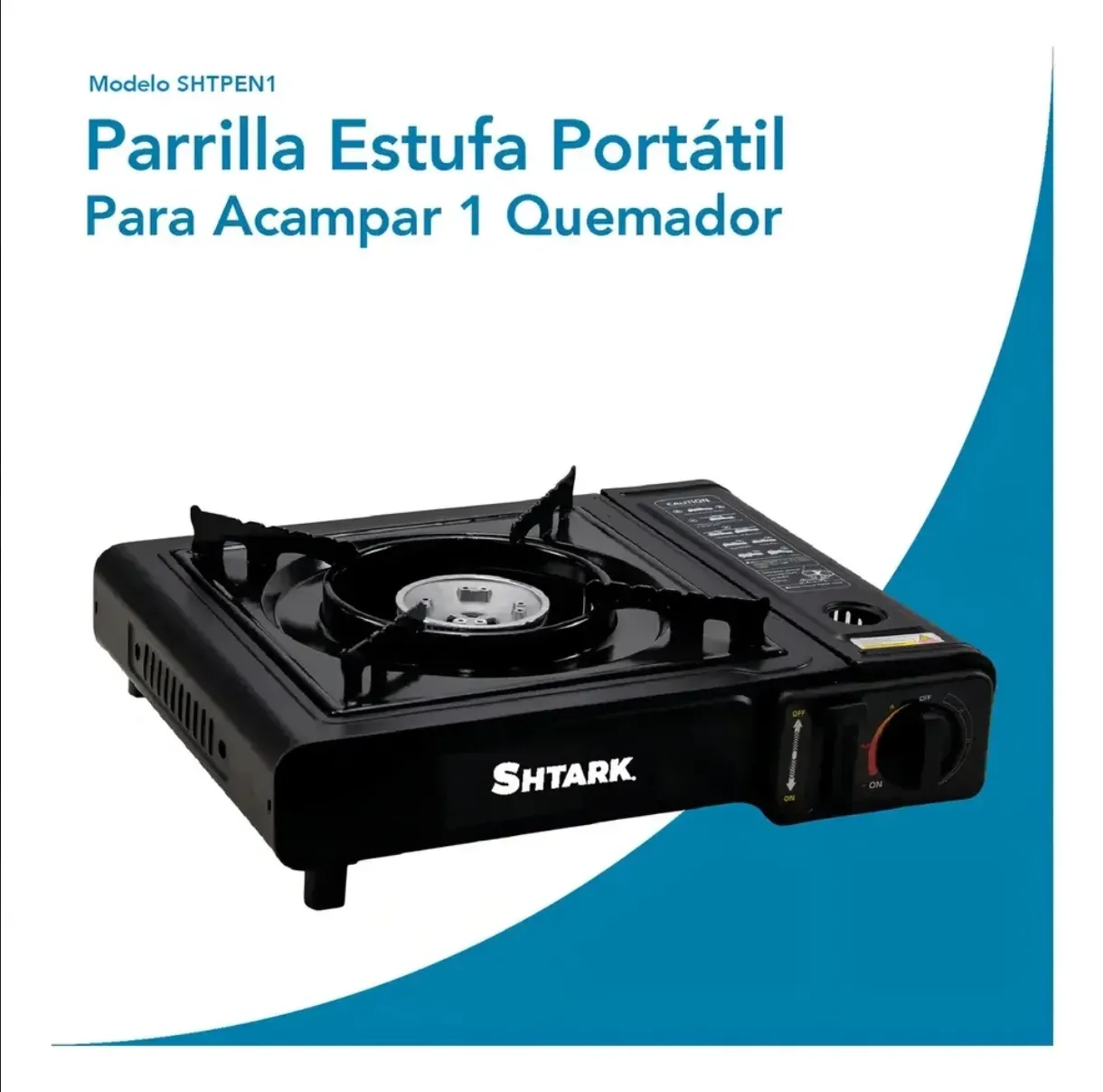 Parrilla Estufa Portátil SHTARK 1 Quemador Modelo SHTPEN1