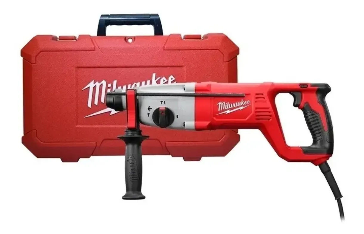 Rotomartillo Milwaukee Eléctrico con Maletín Rojo
