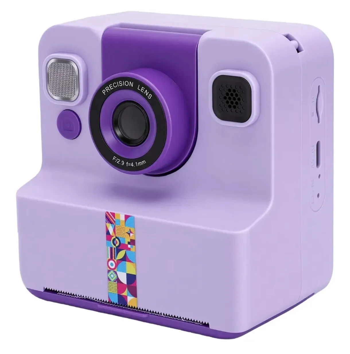 Cámara Digital Infantil Morada con Lente Precision F/2.9