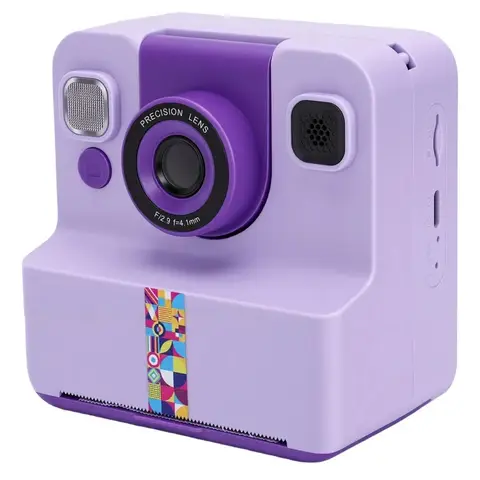Cámara Digital Infantil Morada con Lente Precision F/2.9