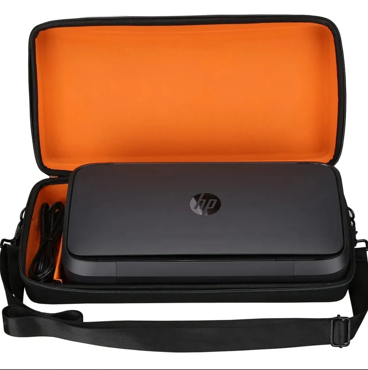 Laptop HP con Funda de Transporte Acolchonada Naranja