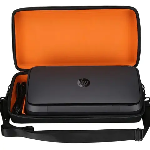 Laptop HP con Funda de Transporte Acolchonada Naranja