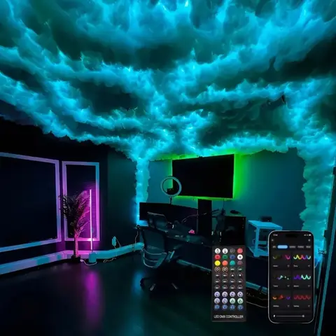 Proyector de Luces LED Galaxia con Control Remoto y App
