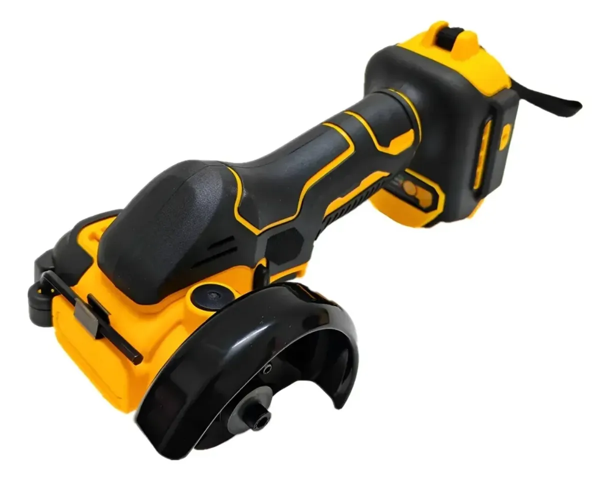Esmeriladora Angular Inalámbrica Negro y Amarillo