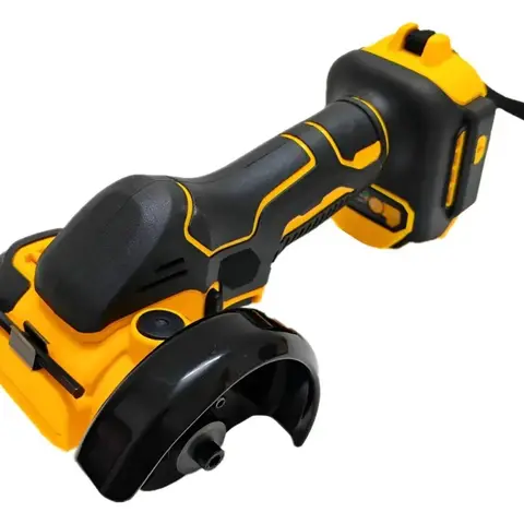 Esmeriladora Angular Inalámbrica Negro y Amarillo