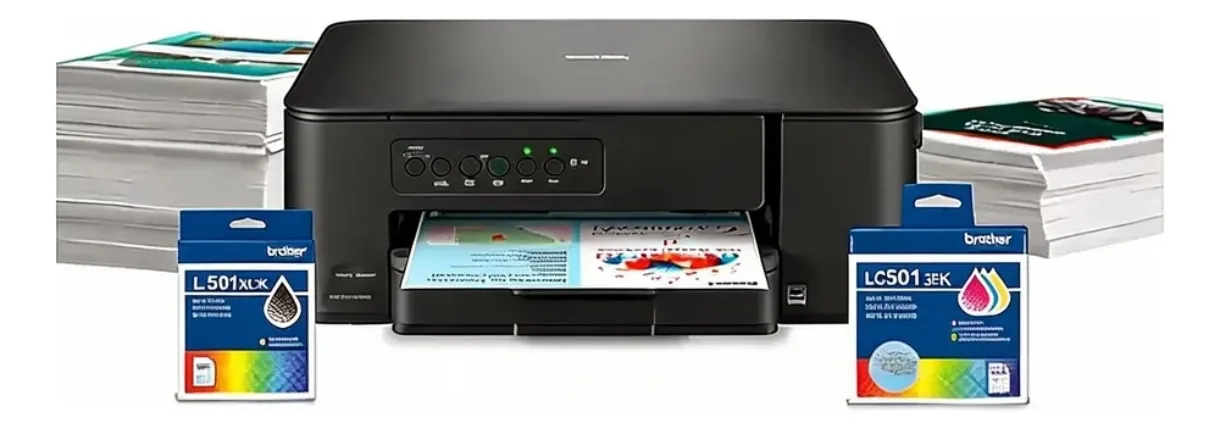Impresora Multifuncional Brother con Cartuchos LC501 y LC5013