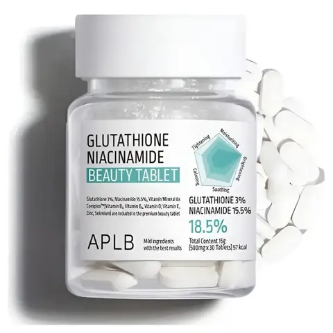Tabletas de Belleza Glutatión Niacinamida APLB 30 Tabs