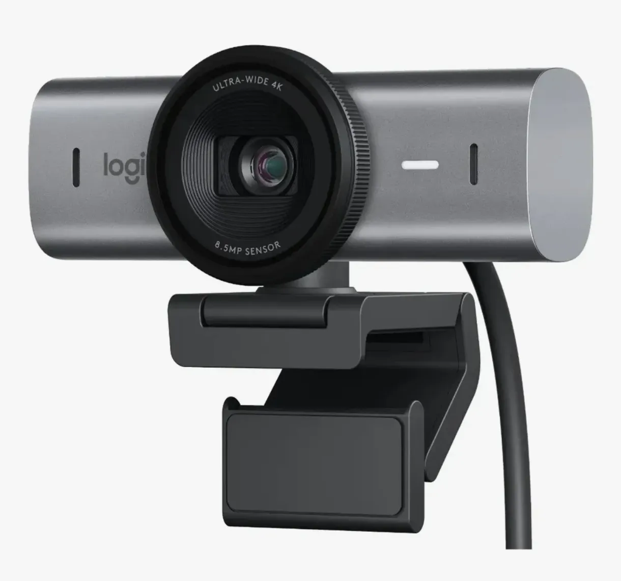 Webcam Logitech 4K Ultra HD 8.5MP Sensor Gran Angular Gris