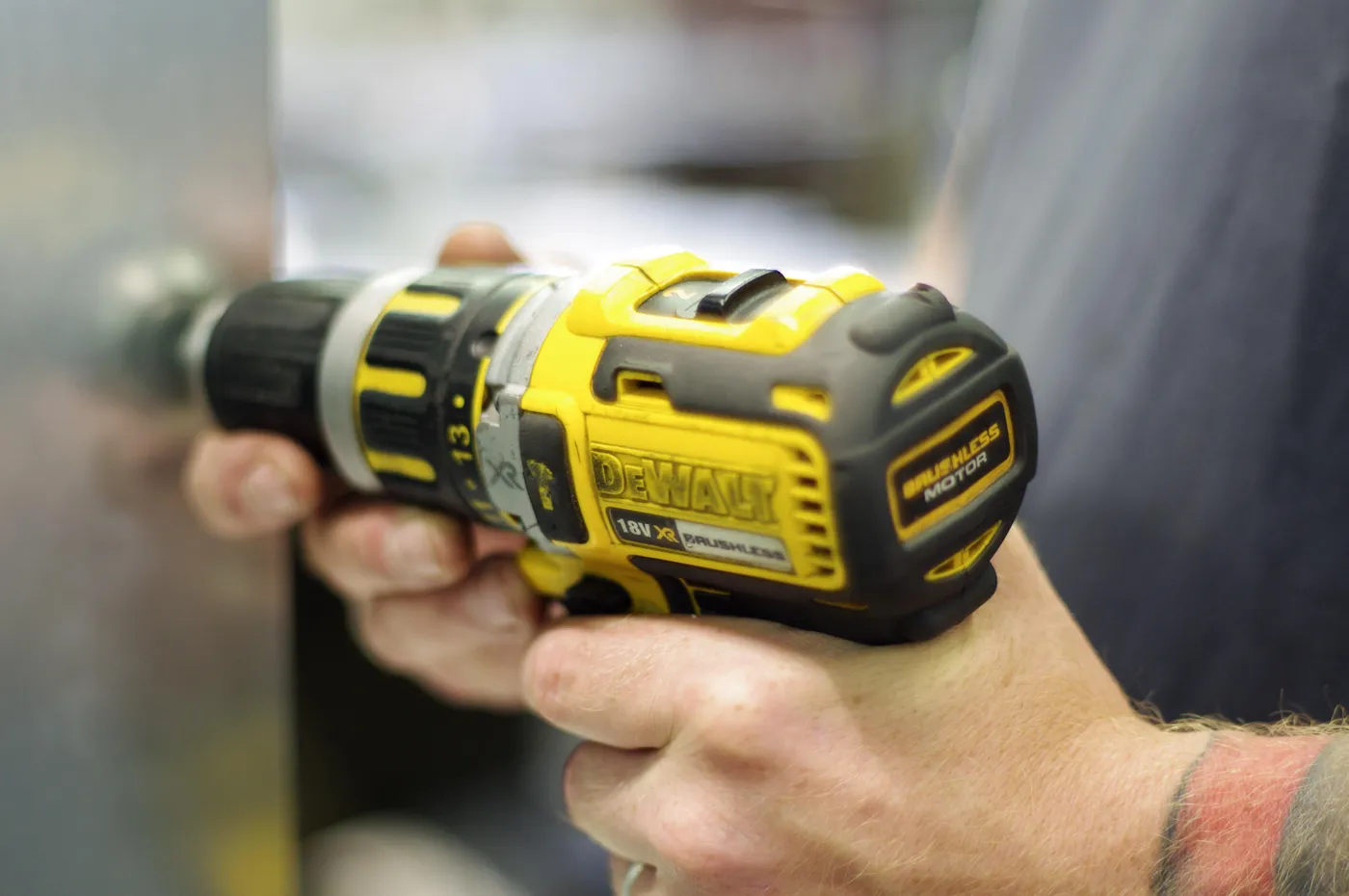 Taladro Atornillador DeWalt 18V XR Brushless sin Escobillas