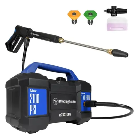 Hidrolavadora Westinghouse ePX3100v 2100 PSI con Accesorios